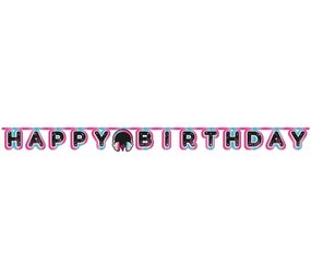 Amscan Tik Tok Letter Garland | 1.7 m