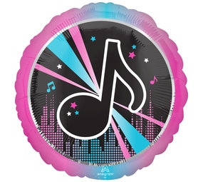 Anagram TikTok-Ballon-Musiknote | 71 cm