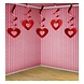 Partydeco Valentijn Swirls Rode Open hartjes 60cm | 5 stuks Partydeco Valentijn Swirls Rode Open hartjes 60cm | 5 stuks