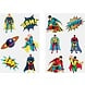 Henbrandt Superhero Fake Tattoos | 12 sets with 12 tattoos