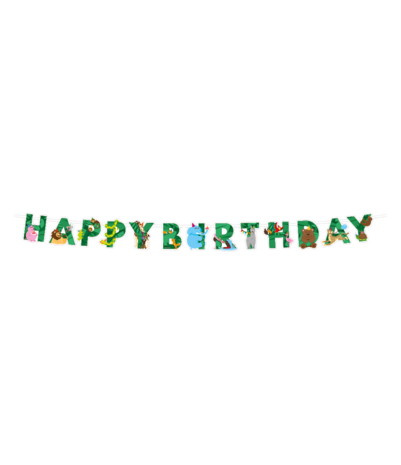 Paper Dreams Guirlande de lettres Jungle Party 2,5 m | à l'unité