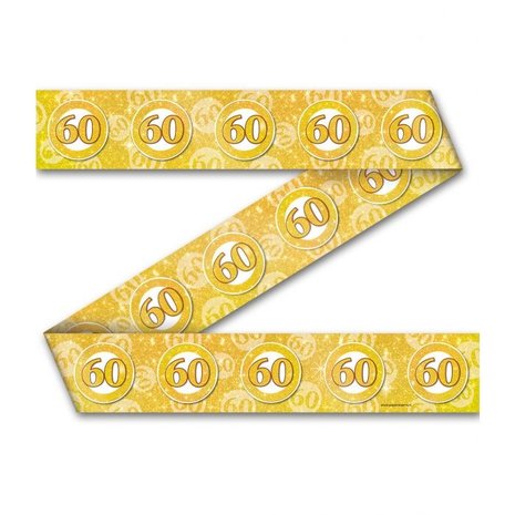 Paper Dreams Barrier Ribbon 60 Years Married Gold 12 m | per piece