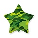 Ballon étoile à l'hélium camouflage 46 cm | à l'unité