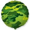 Camouflage Helium Ballon Rond 46cm | per stuk Camouflage Helium Ballon Rond 46cm | per stuk