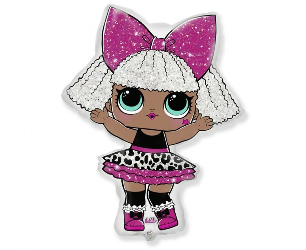 Flexmetal LOL Surprise Shape Foil Balloon 85x64cm | per piece