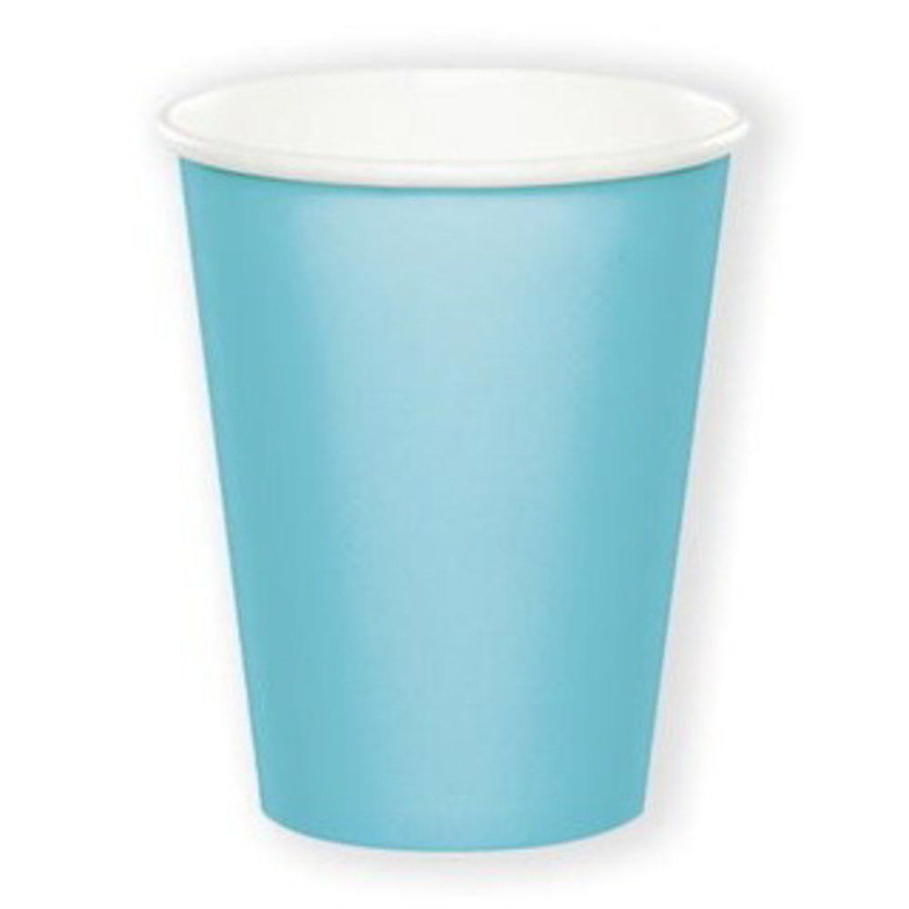Amscan Light Blue Cup 250 ml | 8 pieces