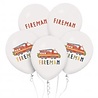 Godan Feuerwehr-Luftballons, 30 cm | 5 Stück