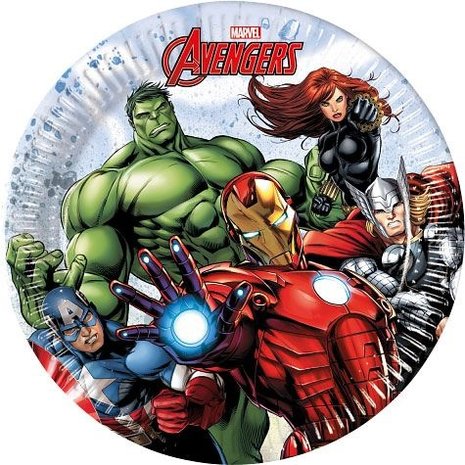 Procos Party Avengers Infinity Stones Plates 20cm | 8 pieces