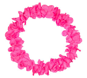 Folat Hawaii-Kranz Neonpink