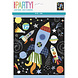 Unique Party Handbeutel Weltraummotiv 24 x 16 cm | 8 Stück