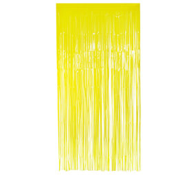 Boland Rideau de porte jaune fluo | 200 x 100 cm