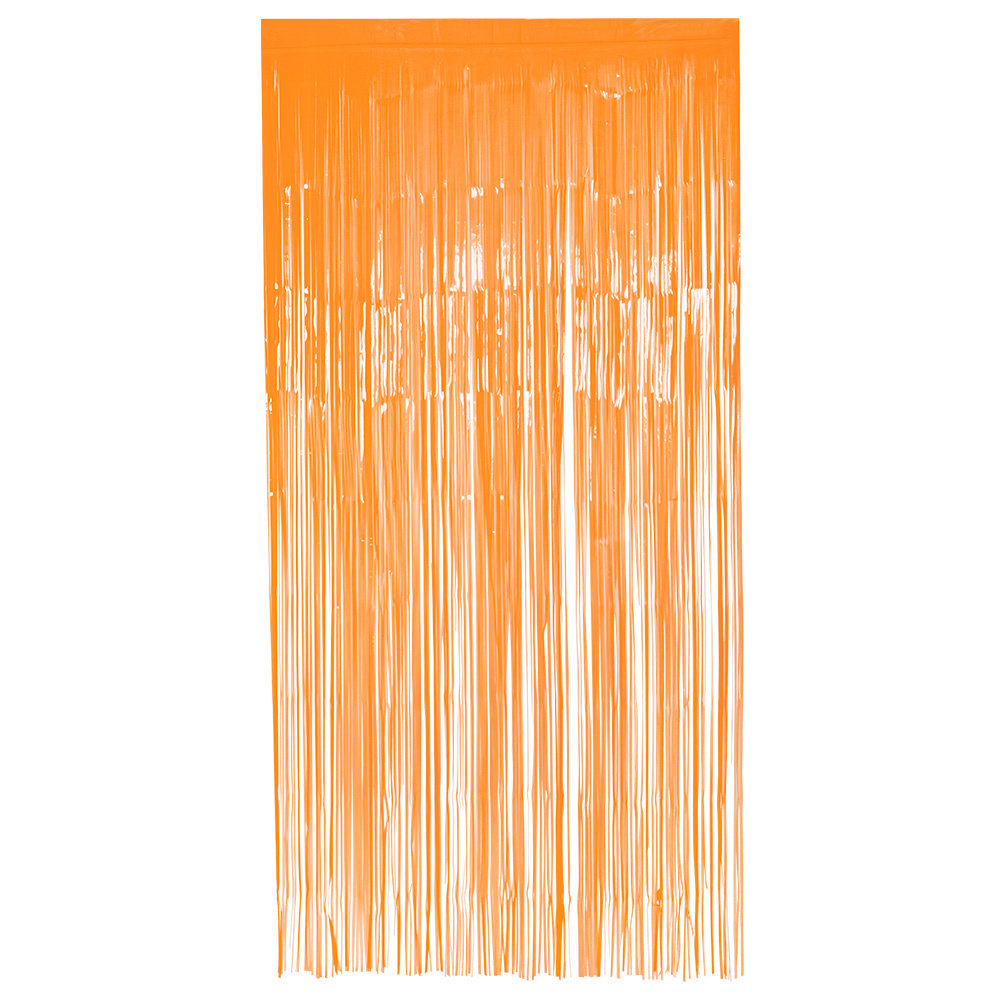 Boland Neon Orange Door Curtain | 200x100cm