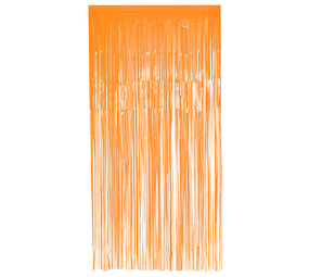 Boland Rideau de porte orange fluo | 200 x 100 cm