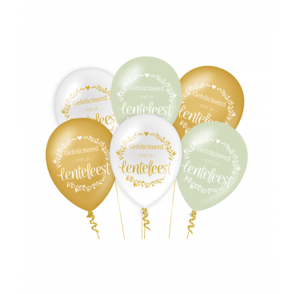 Paper Dreams Lentefeest Ballonnen 30cm | 6 stuks Paper Dreams Lentefeest Ballonnen 30cm | 6 stuks