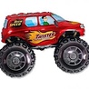 Flexmetal Ballon en aluminium Monster Truck rouge | 35 cm Flexmetal Ballon en aluminium Monster Truck rouge | 35 cm