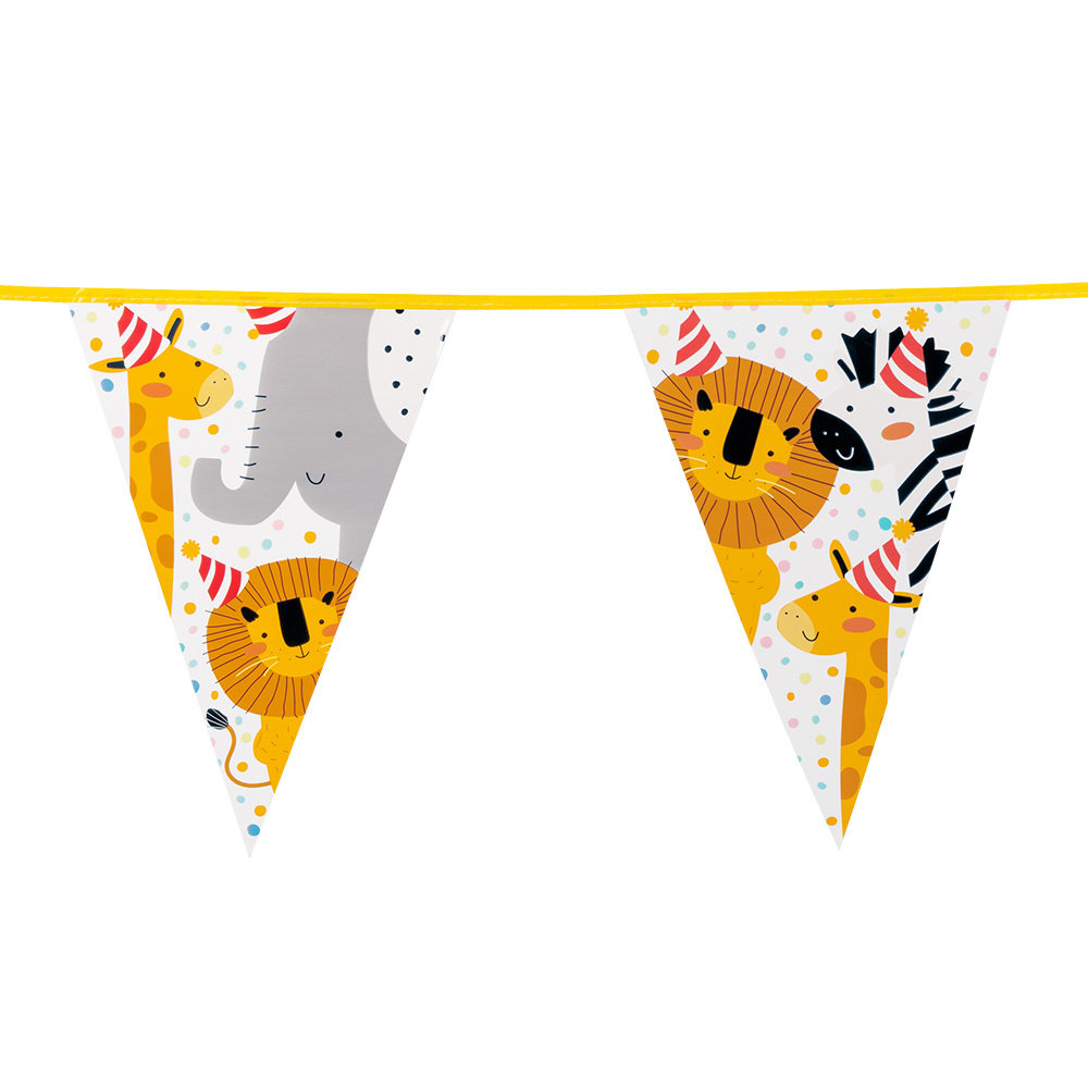 Tuf-Tuf Ensemble de table et de décoration Safari pour enfants | 51 pièces