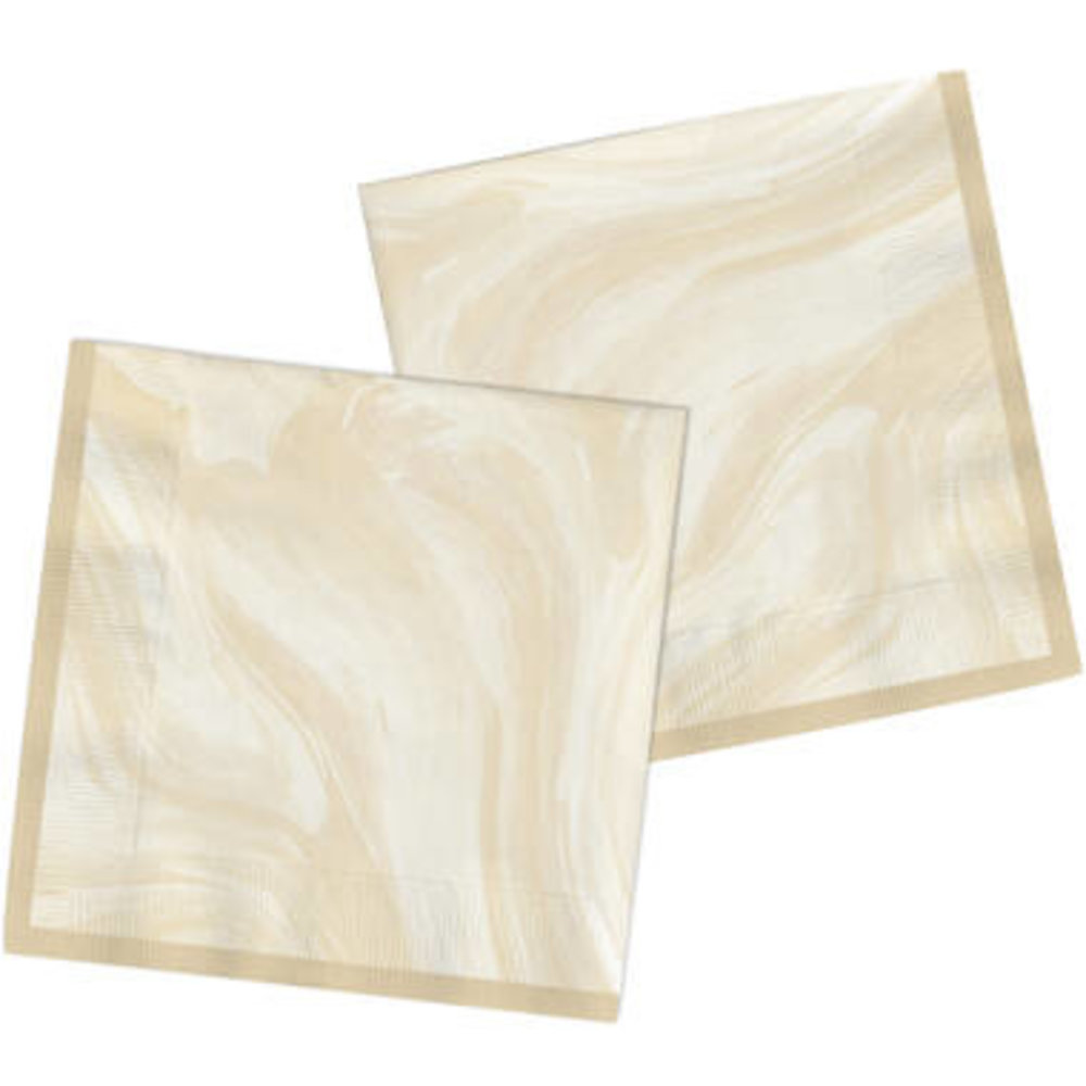 Folat Marble Beige Napkins 33x33cm | 20 pieces