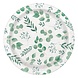 Unique Party Assiettes botaniques 22 cm | 8 pièces