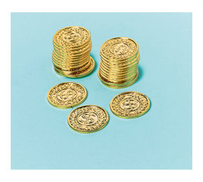 Riethmüller Gouden Muntstukken 3,5cm | 144 stuks Riethmüller Gouden Muntstukken 3,5cm | 144 stuks