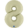 Grabo Olive Green Foil Balloon Number 8 | 102cm Grabo Olive Green Foil Balloon Number 8 | 102cm