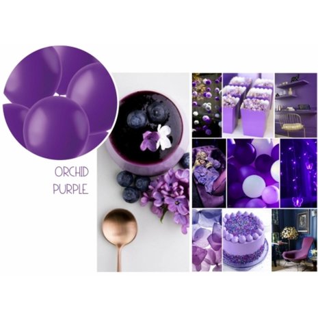 Folat Ballons Orchidée Violette 33 cm | 100 pièces
