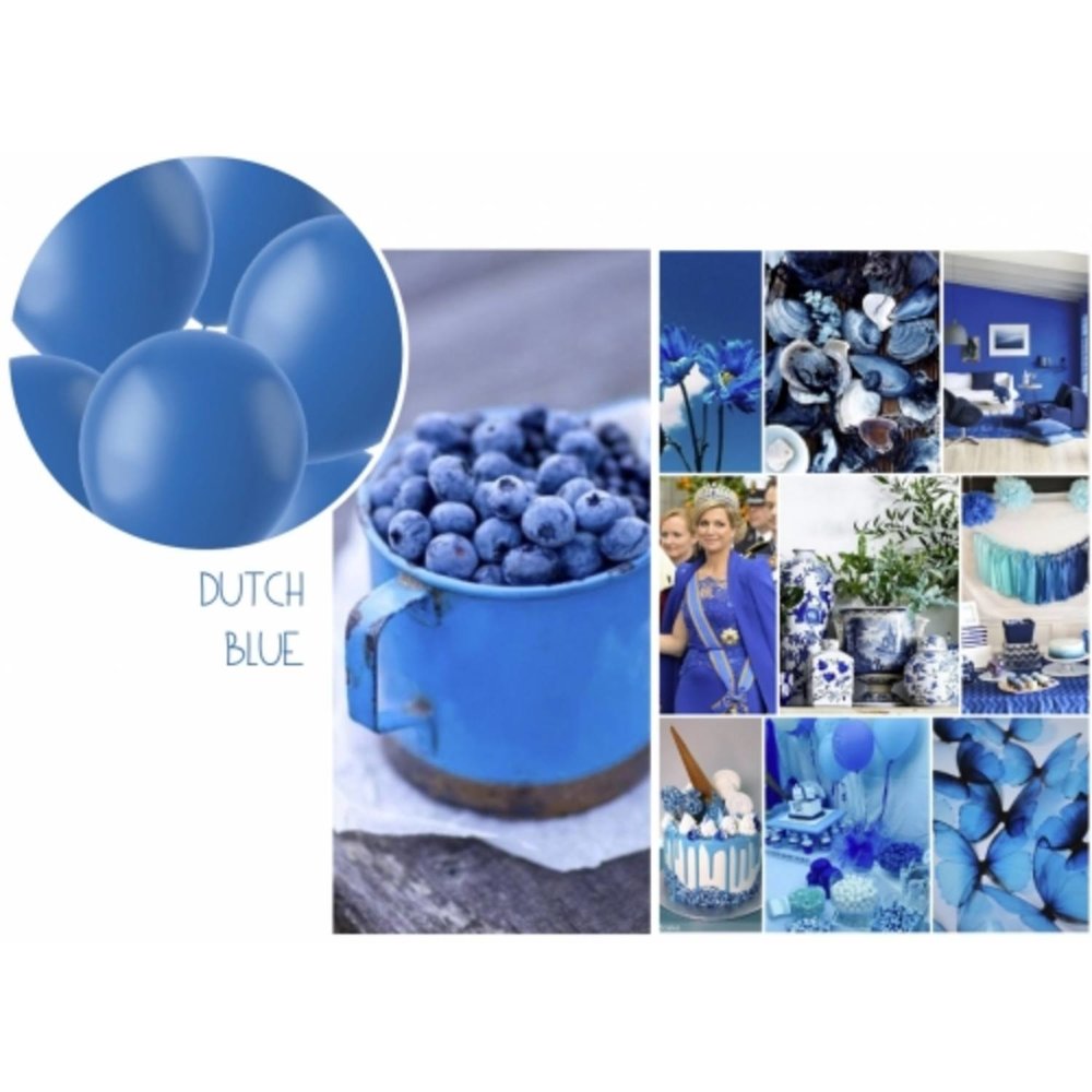 Folat Dunkelblaue Luftballons, 33 cm | 10 Stück
