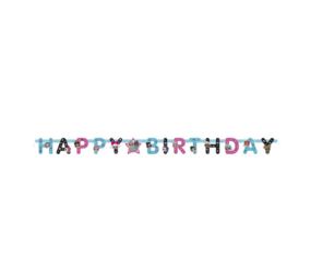 Unique Party LOL Surprise Letterslinger Happy Birthday 182cm | per stuk Unique Party LOL Surprise Letterslinger Happy Birthday 182cm | per stuk
