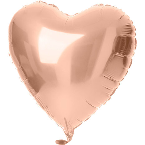 Tuf-Tuf Foil Balloon Heart Rose Gold | 45cm