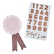 Hootyballoo Ages Rosette Pink/ Rose Gold 10cm | per piece