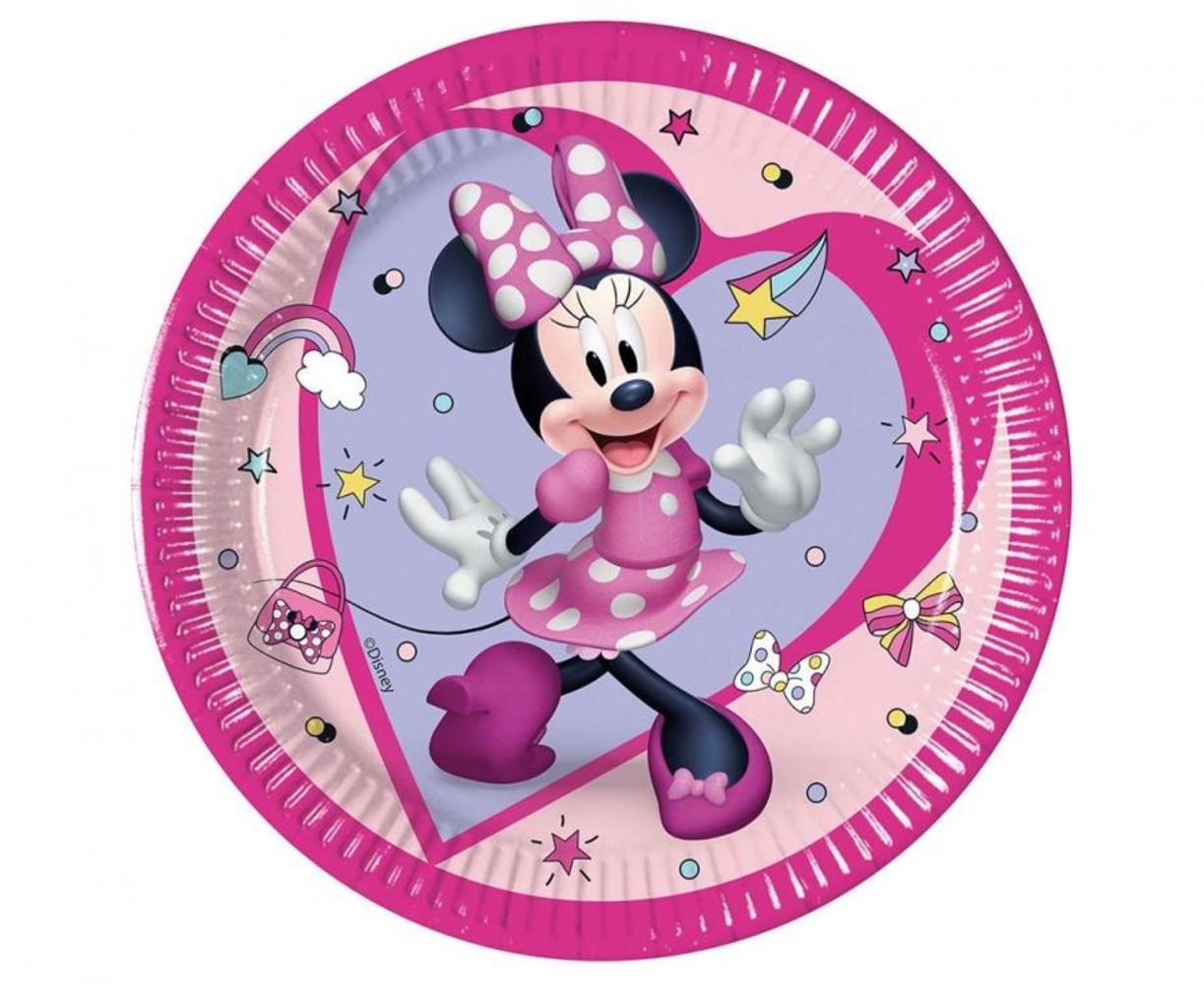 Procos Party Minnie Mouse Junior Borden 20cm | 8 stuks Procos Party Minnie Mouse Junior Borden 20cm | 8 stuks