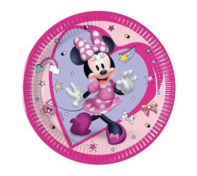 Procos Party Minnie Mouse Junior Teller 20 cm | 8 Stück