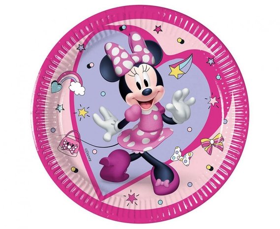 Procos Party Minnie Mouse Junior Plates 20cm | 8 pieces