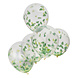 Ginger Ray Tropical Leaves Confetti Balloon | 5 pieces