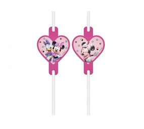 Procos Party Minnie Mouse Junior Straws | 4 pieces