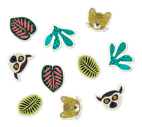 Folat Zoo Party Tafelconfetti | 45 stuks Folat Zoo Party Tafelconfetti | 45 stuks