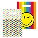 Amscan Geschenktüten aus Papier mit Smiley-Motiv, 16 x 23 cm | 8 Stück