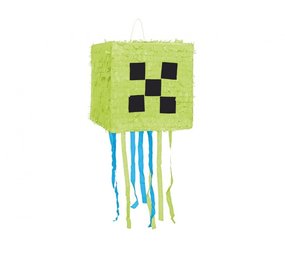 Godan Minecraft Pull Pinata 28x28x28cm | per stuk Godan Minecraft Pull Pinata 28x28x28cm | per stuk