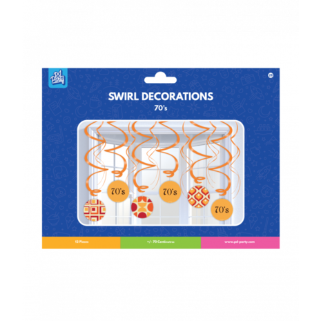 Paper Dreams 70's Swirls 70cm | 12 stuks