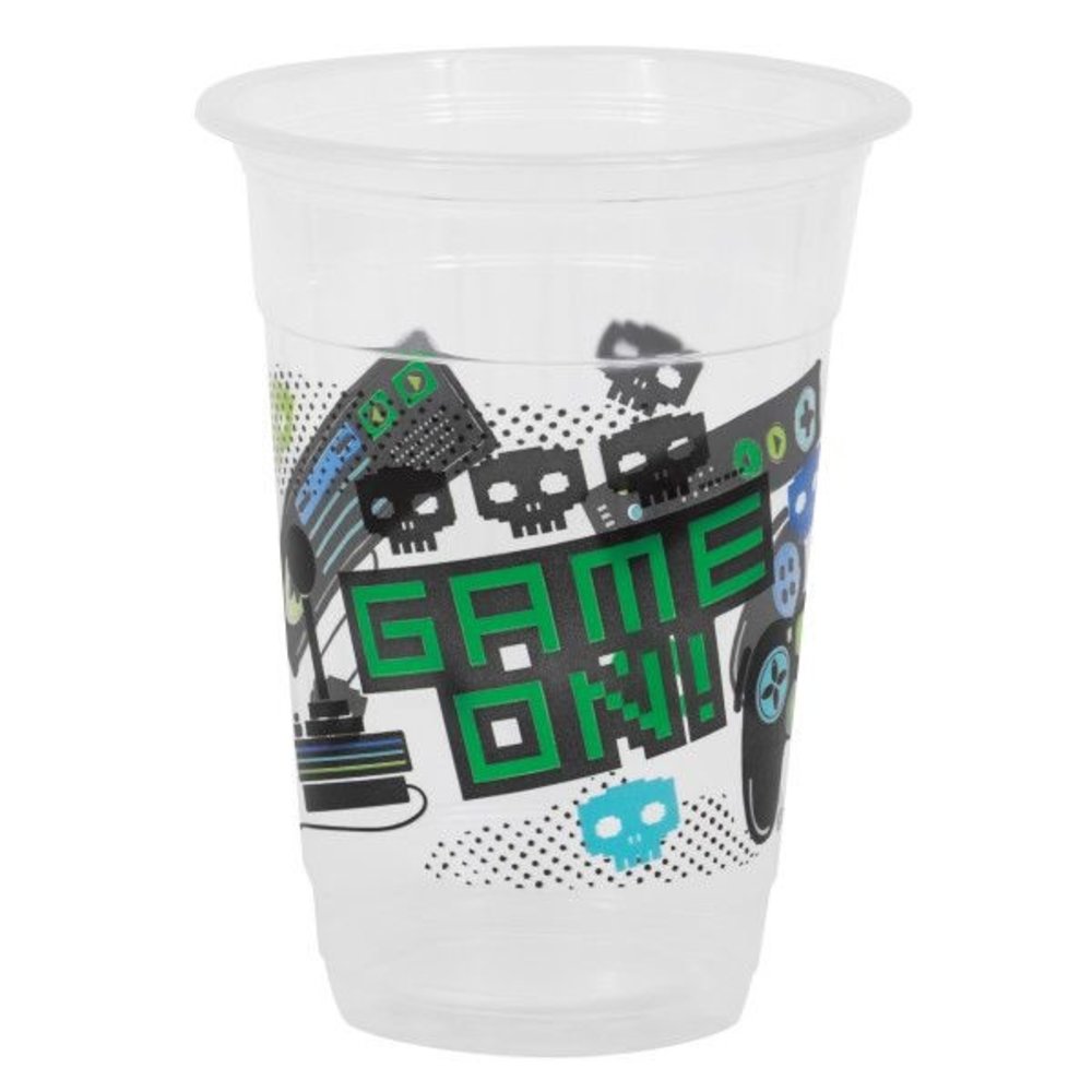 Unique Party Gamer-Geburtstagsbecher 473 ml | 8 Stück