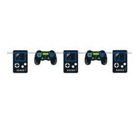 Unique Party Gamer Birthday Garland | 2.13 m