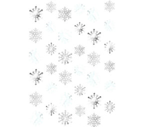 Amscan Décoration suspendue Flocons de neige 213 cm | 6 pièces