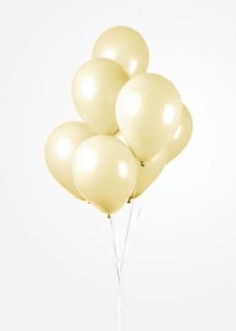 WeFiesta Ivory Balloons 30cm | 25 pieces