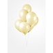 WeFiesta Elfenbeinfarbene Luftballons, 30 cm | 25 Stück