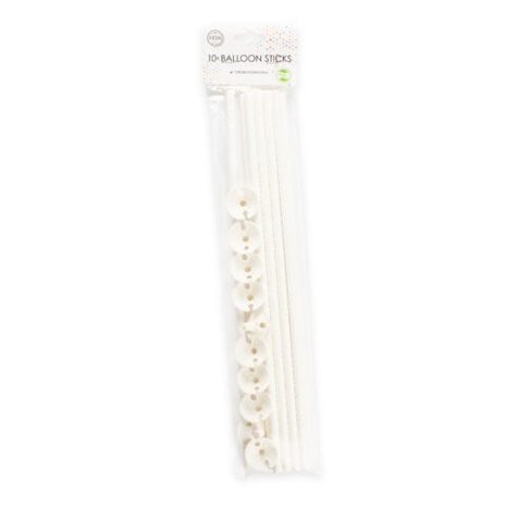 WeFiesta Balloon sticks with paper cups | per 10 pieces WeFiesta Balloon sticks with paper cups | per 10 pieces