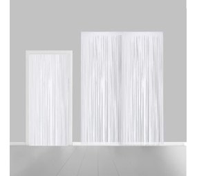 WeFiesta White Fire-Retardant Door Curtain | 100x240cm