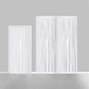 WeFiesta Rideau de porte blanc ignifugé | 100 x 240 cm WeFiesta Rideau de porte blanc ignifugé | 100 x 240 cm