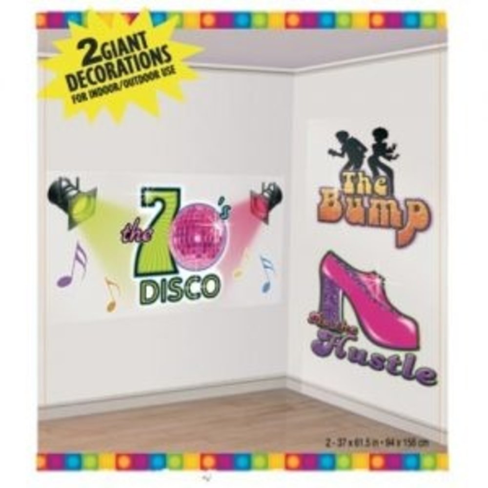 Tuf-Tuf 70's Scene Setter 85x165cm | per 2 stuks Tuf-Tuf 70's Scene Setter 85x165cm | per 2 stuks