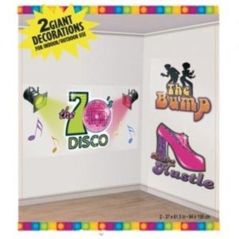 Tuf-Tuf 70's Scene Setter 85x165cm | per 2 stuks Tuf-Tuf 70's Scene Setter 85x165cm | per 2 stuks