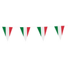 WeFiesta Guirlande de drapeaux italiens 10 m | à l'unité