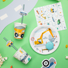 Tuf-Tuf Pailles en papier en forme de véhicules | 6 pièces Tuf-Tuf Pailles en papier en forme de véhicules | 6 pièces